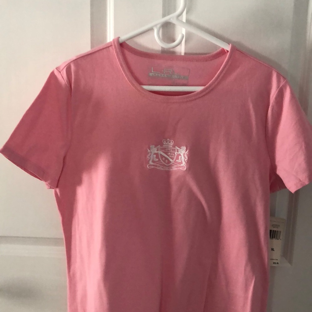 NWT Lauren active pink shirt